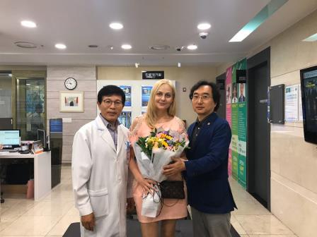 Компания Медюнион в клинике Кореи