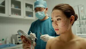 Сделать скулы в Корее